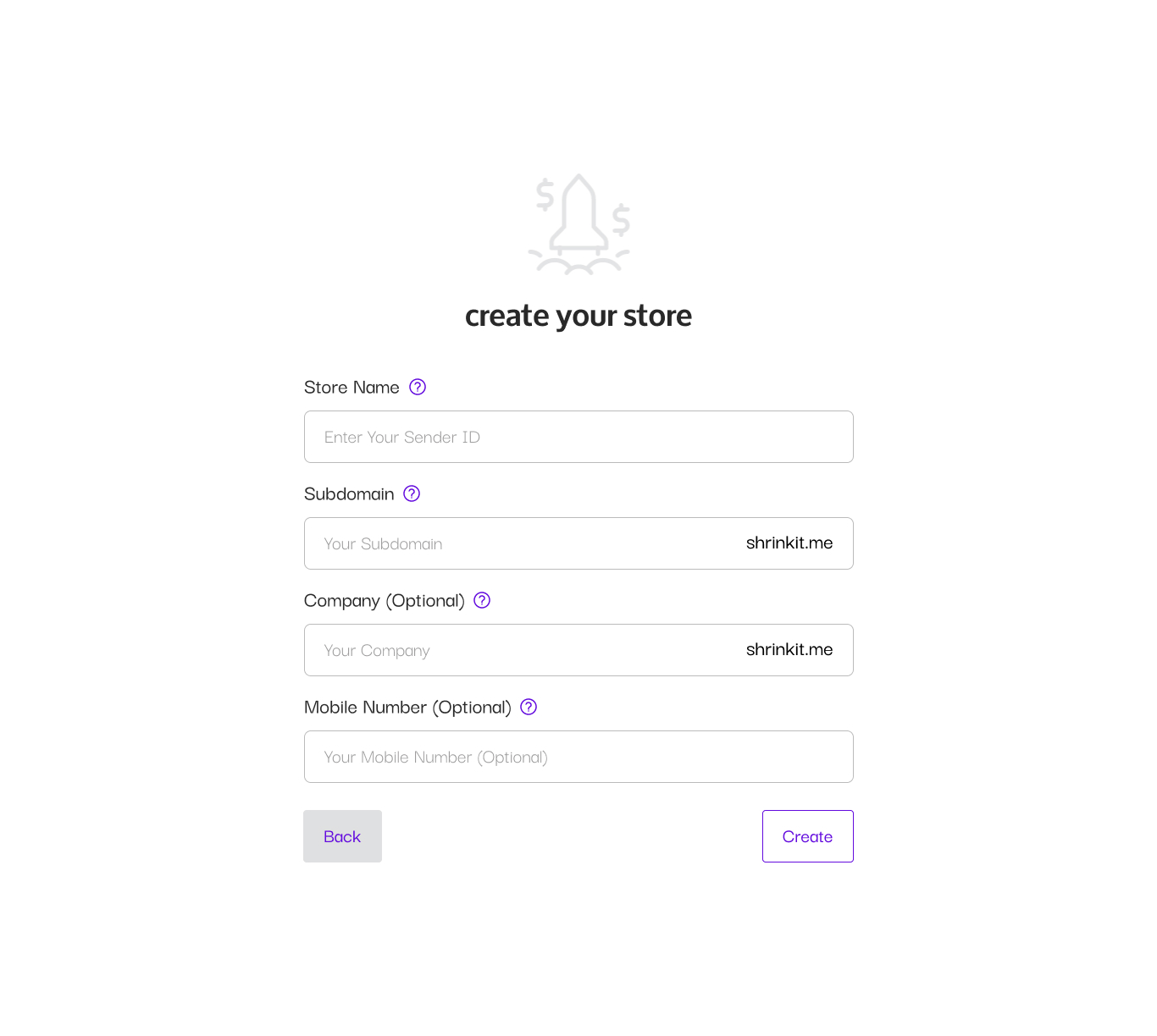 create your store